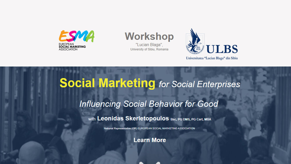 Social Marketing for Social Enterprises poster